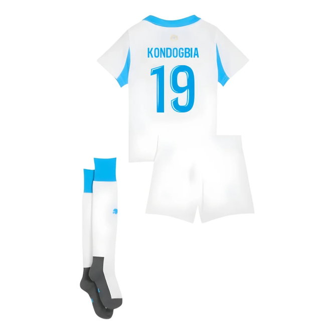 2025-2026 Marseille Home Mini Kit (Kondogbia 19)