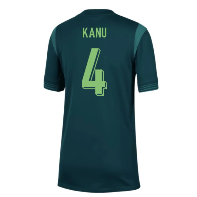 2025-2026 Nigeria Home Shirt (Womens Team) - Kids (Kanu 4)