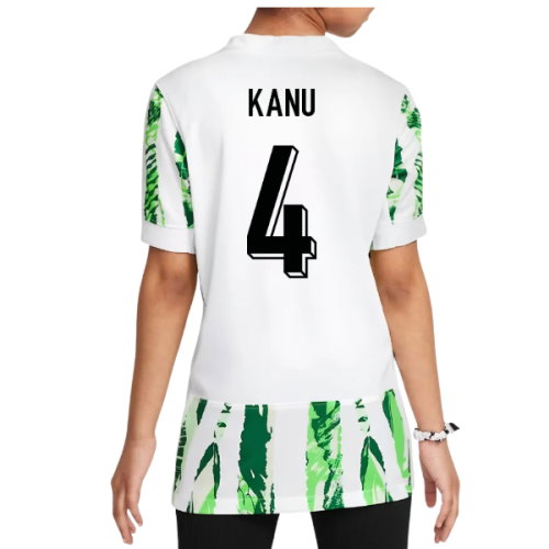 2025-2026 Nigeria Womens Team Away Shirt (Kids) (Kanu 4)