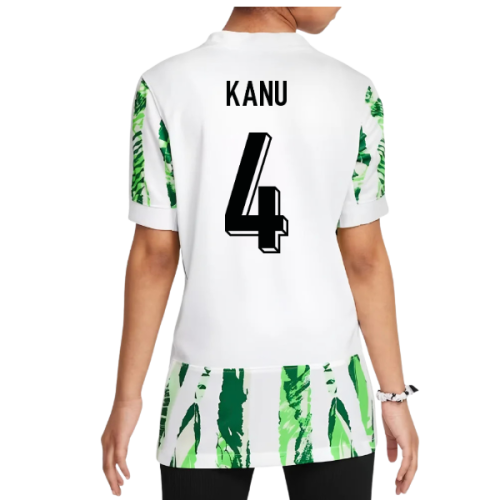 2025-2026 Nigeria Womens Team Away Shirt (Kids) (Kanu 4)
