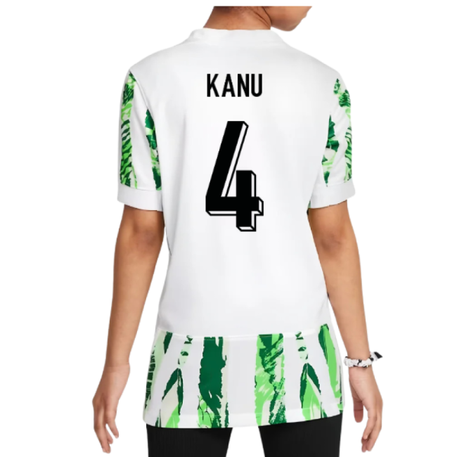2025-2026 Nigeria Womens Team Away Shirt (Kids) (Kanu 4)