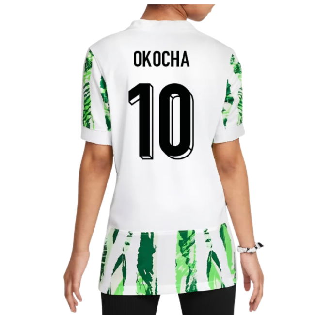 2025-2026 Nigeria Womens Team Away Shirt (Kids) (Okocha 10)