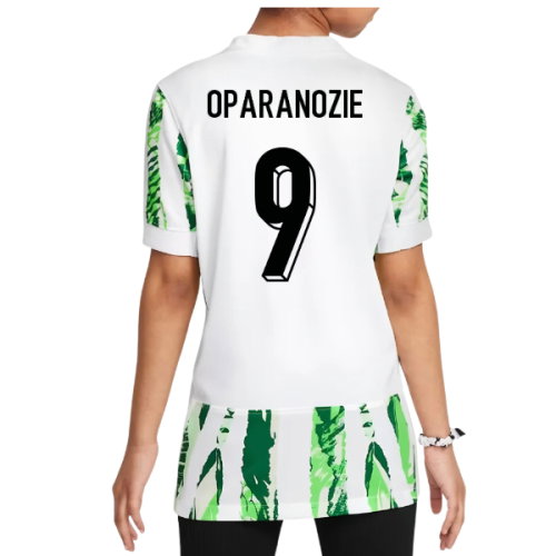 2025-2026 Nigeria Womens Team Away Shirt (Kids) (Oparanozie 9)