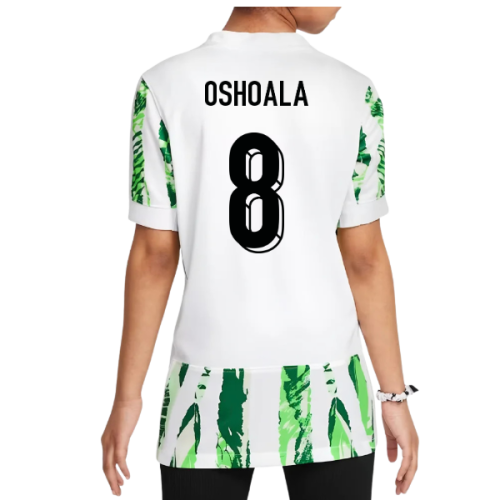 2025-2026 Nigeria Womens Team Away Shirt (Kids) (Oshoala 8)