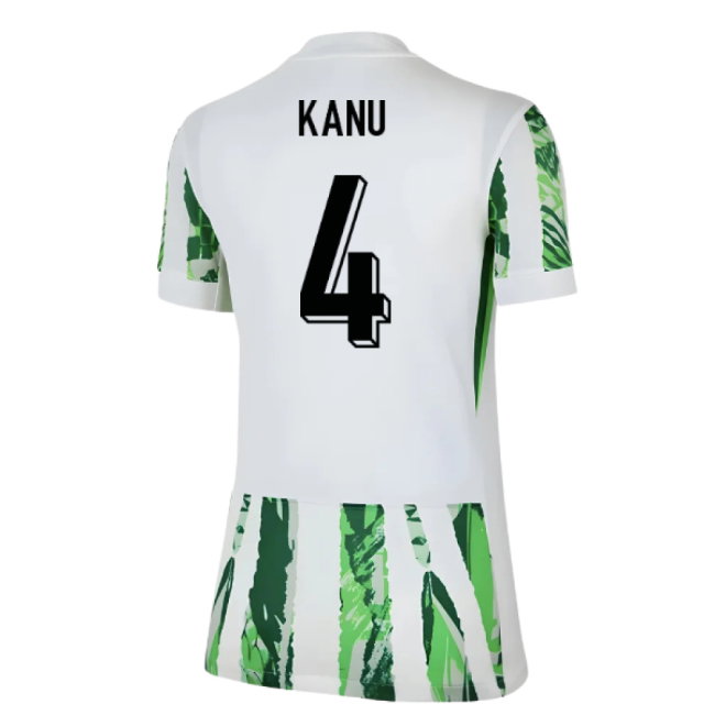 2025-2026 Nigeria Womens Team Away Shirt (Ladies) (Kanu 4)