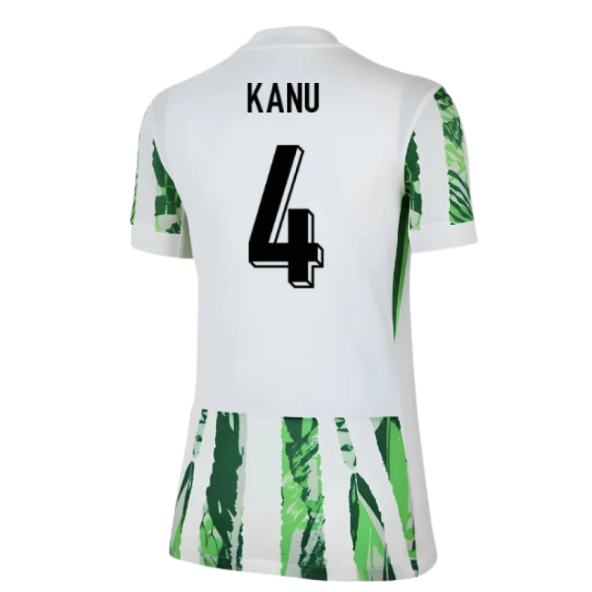 2025-2026 Nigeria Womens Team Away Shirt (Ladies) (Kanu 4)