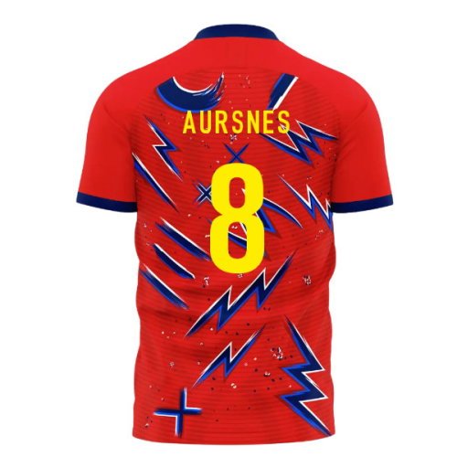 2025-2026 Norway Pre-Match Concept Shirt Adult Short Sleeve (Aursnes 8)