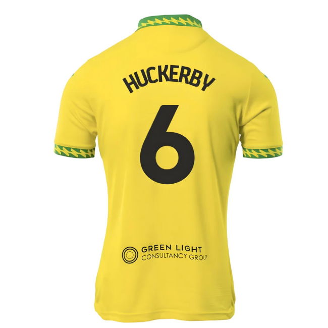 2025-2026 Norwich City Home Shirt (Huckerby 6)