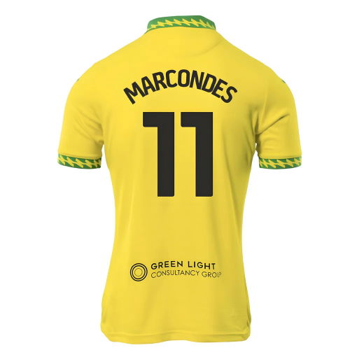 2025-2026 Norwich City Home Shirt (Marcondes 11)