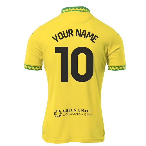 2025-2026 Norwich City Home Shirt (Your Name)
