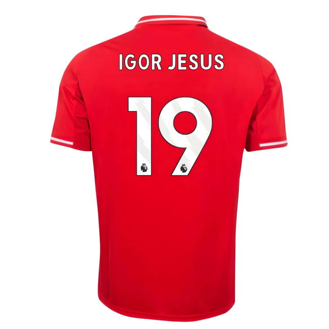 2025-2026 Nottingham Forest Home Shirt (Kids) (Igor Jesus 19)