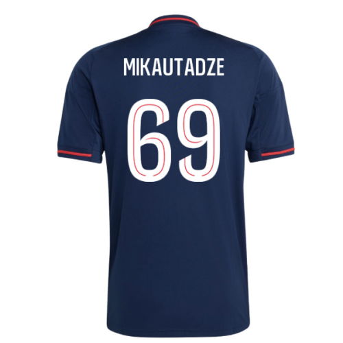 2025-2026 Olympique Lyon Away Shirt (Mikautadze 69)