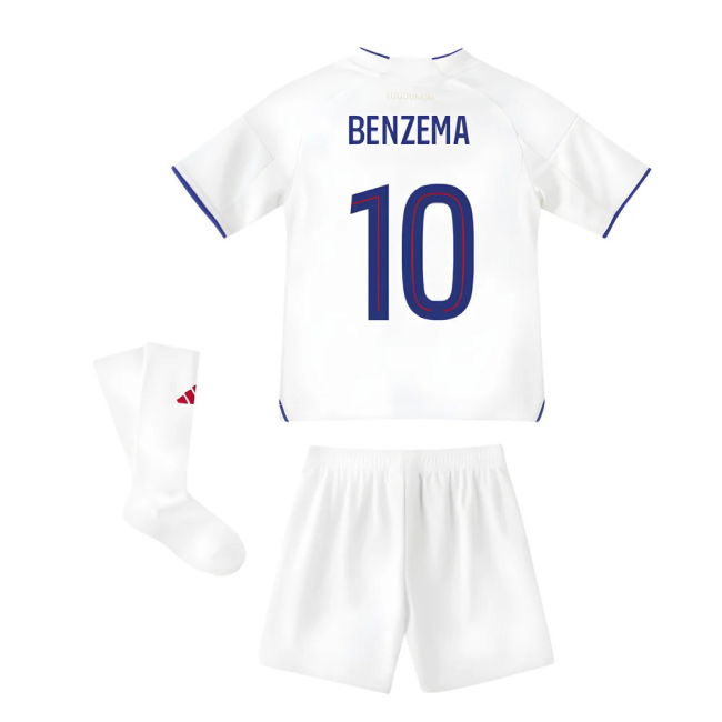 2025-2026 Olympique Lyon Home Mini Kit (Benzema 10)