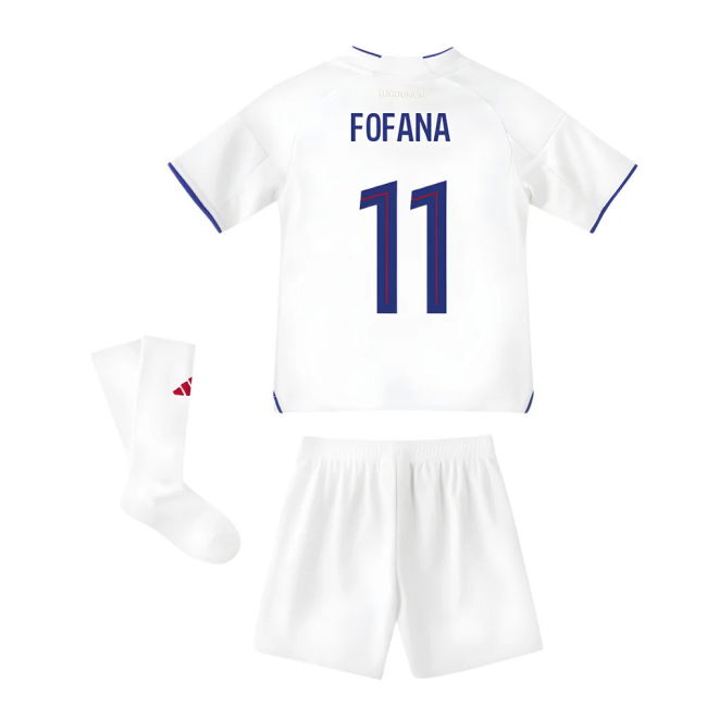 2025-2026 Olympique Lyon Home Mini Kit (Fofana 11)