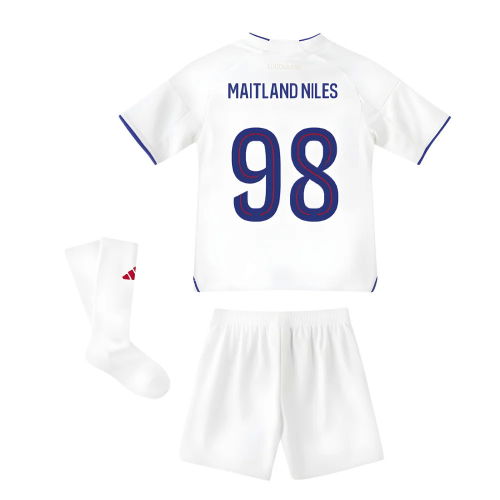 2025-2026 Olympique Lyon Home Mini Kit (Maitland Niles 98)
