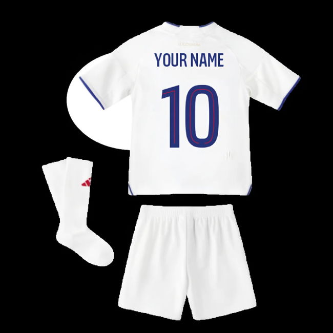 2025-2026 Olympique Lyon Home Mini Kit (Your Name)