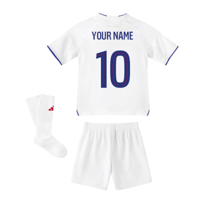 2025-2026 Olympique Lyon Home Mini Kit (Your Name)