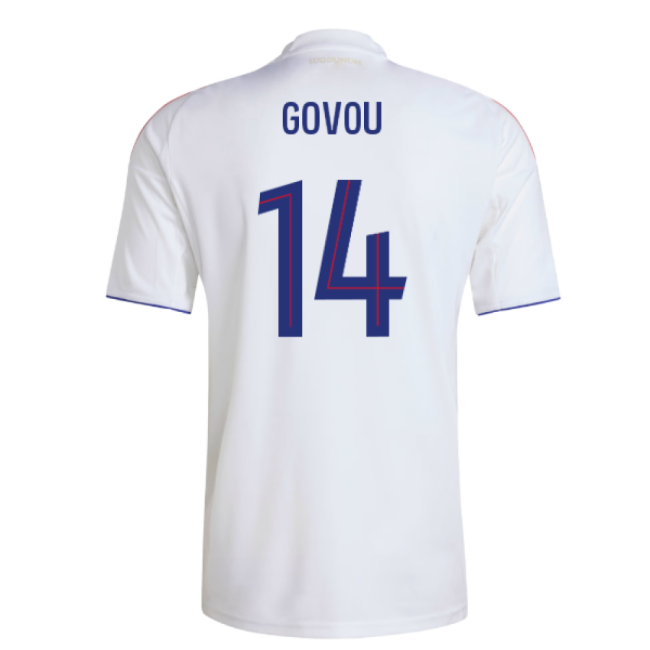 2025-2026 Olympique Lyon Home Shirt (Govou 14)