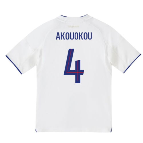 2025-2026 Olympique Lyon Home Shirt (Kids) (Akouokou 4)