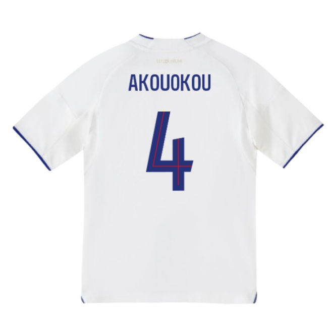 2025-2026 Olympique Lyon Home Shirt (Kids) (Akouokou 4)