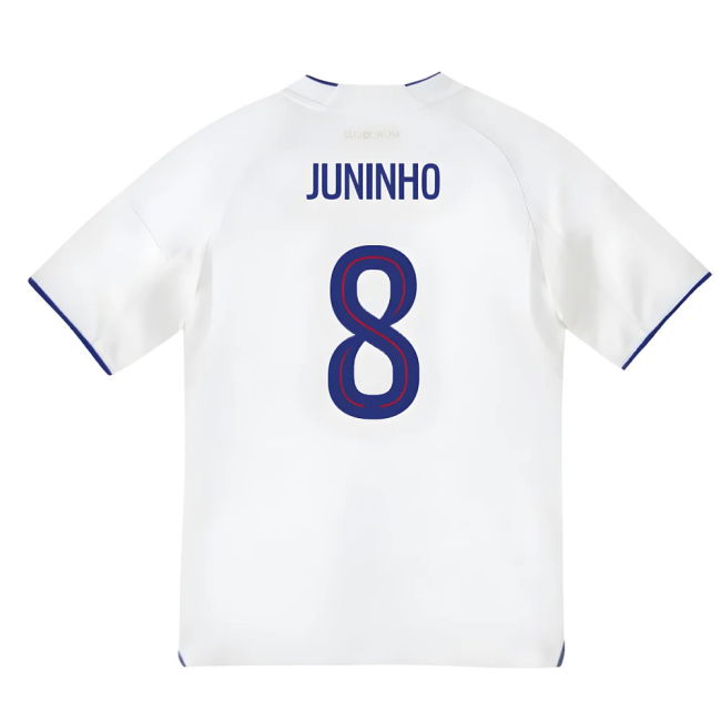2025-2026 Olympique Lyon Home Shirt (Kids) (Juninho 8)