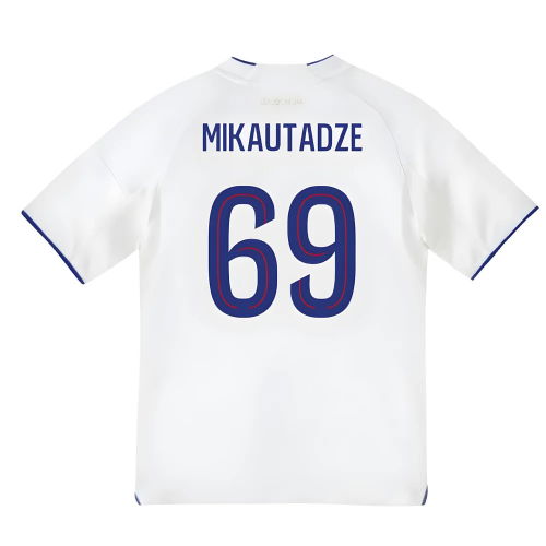 2025-2026 Olympique Lyon Home Shirt (Kids) (Mikautadze 69)