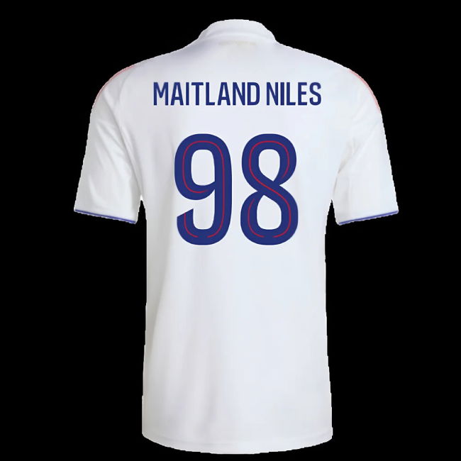 2025-2026 Olympique Lyon Home Shirt (Maitland Niles 98)