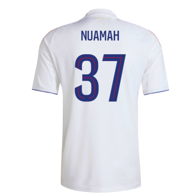 2025-2026 Olympique Lyon Home Shirt (Nuamah 37)