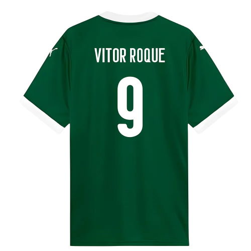 2025-2026 Palmeiras Home Shirt (Vitor Roque 9)