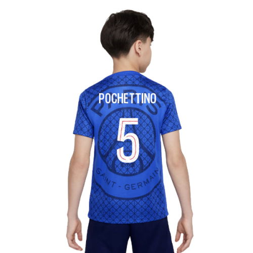 2025-2026 PSG Academy Pro Home Pre Match Shirt (Royal) - Kids (Pochettino 5)