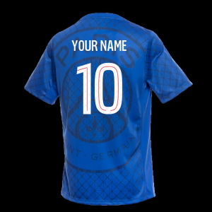 2025-2026 PSG Academy Pro Home Pre Match Shirt (Royal) (Your Name)