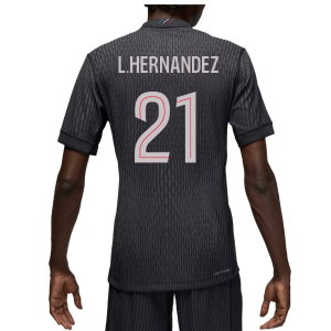 2025-2026 PSG Authentic Fourth Shirt (L.Hernandez 21)