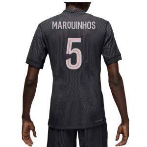 2025-2026 PSG Authentic Fourth Shirt (Marquinhos 5)