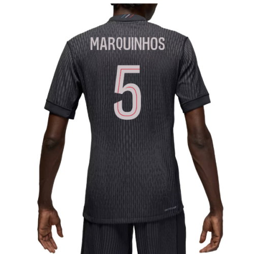 2025-2026 PSG Authentic Fourth Shirt (Marquinhos 5)