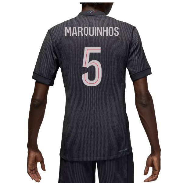 2025-2026 PSG Authentic Fourth Shirt (Marquinhos 5)