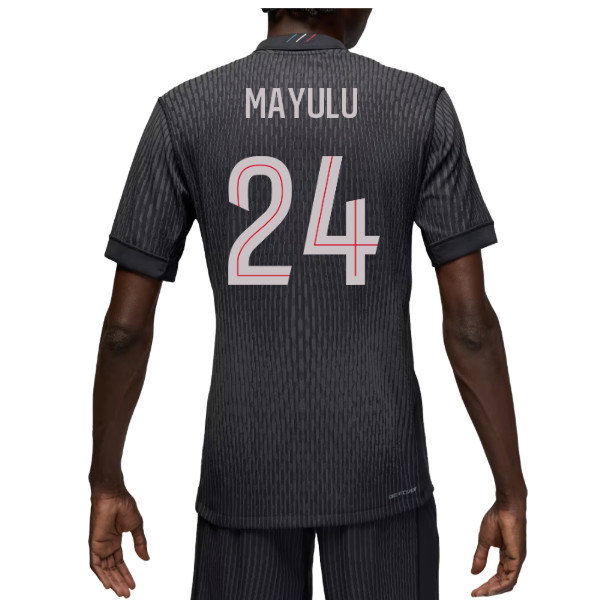 2025-2026 PSG Authentic Fourth Shirt (Mayulu 24)
