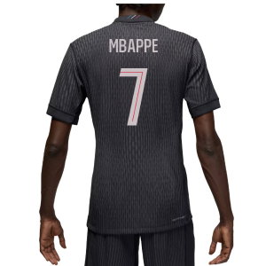 2025-2026 PSG Authentic Fourth Shirt (Mbappe 7)
