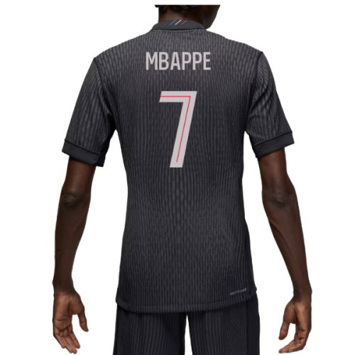 2025-2026 PSG Authentic Fourth Shirt (Mbappe 7)