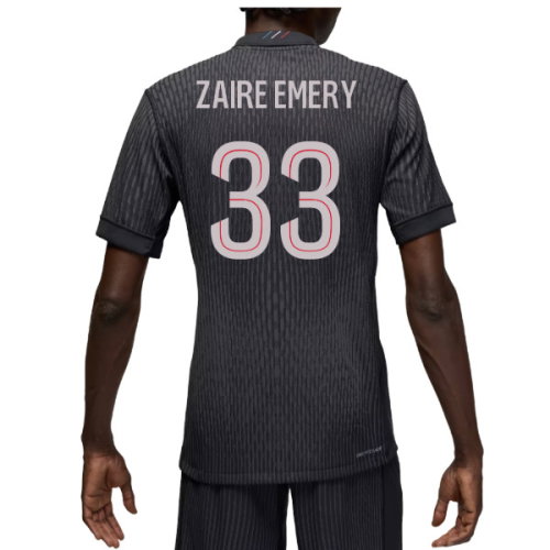 2025-2026 PSG Authentic Fourth Shirt (Zaire Emery 33)
