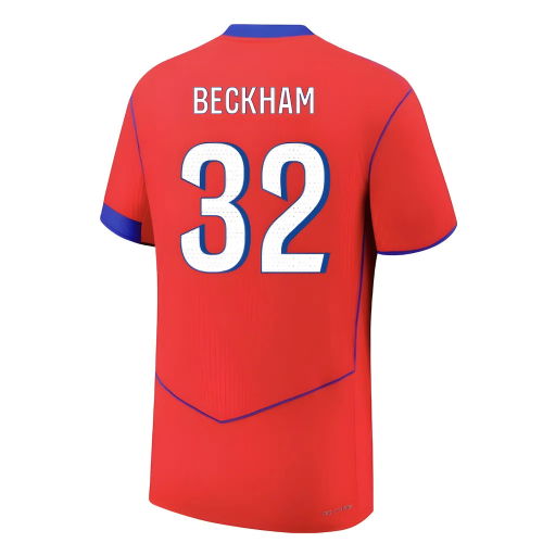2025-2026 PSG Authentic Third Shirt (Beckham 32)
