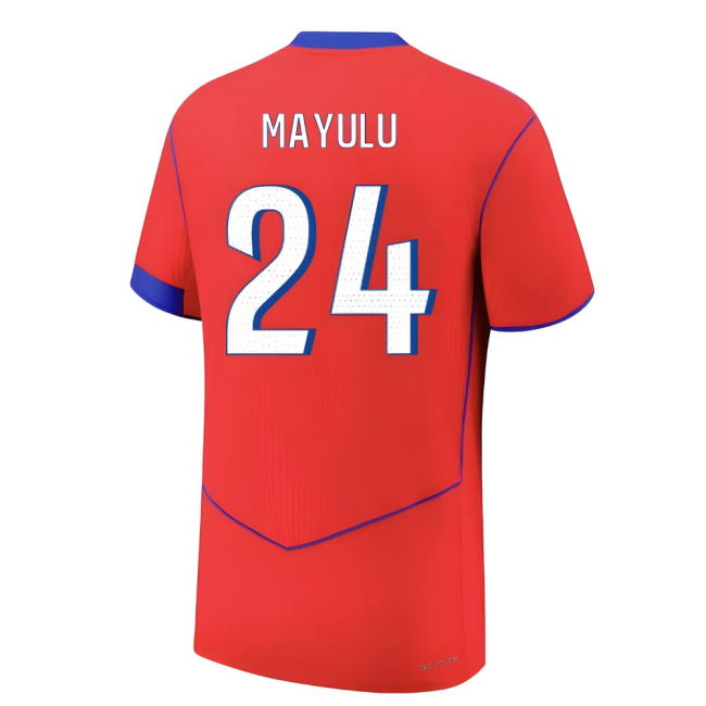 2025-2026 PSG Authentic Third Shirt (Mayulu 24)