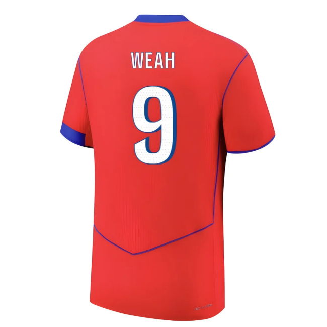 2025-2026 PSG Authentic Third Shirt (Weah 9)
