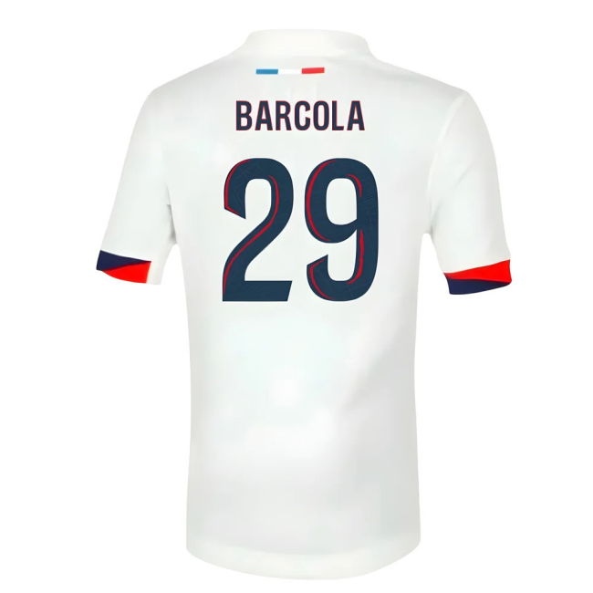 2025-2026 PSG Away Shirt (Sponsorless) - Kids (Barcola 29)