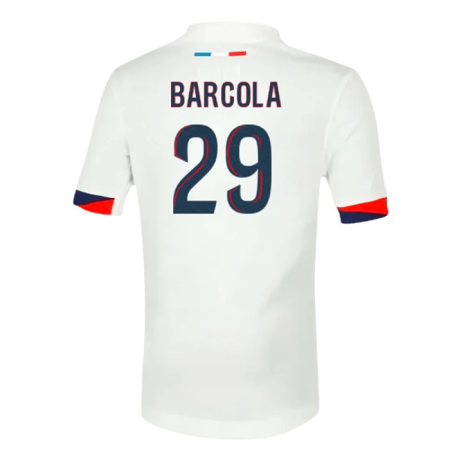 2025-2026 PSG Away Shirt (Sponsorless) - Kids (Barcola 29)