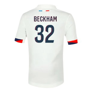 2025-2026 PSG Away Shirt (Sponsorless) - Kids (Beckham 32)