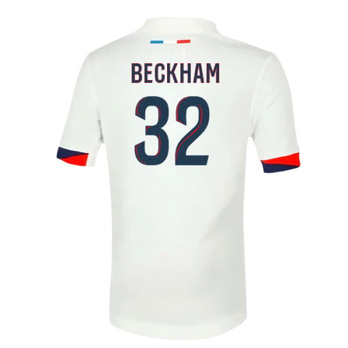 2025-2026 PSG Away Shirt (Sponsorless) - Kids (Beckham 32)