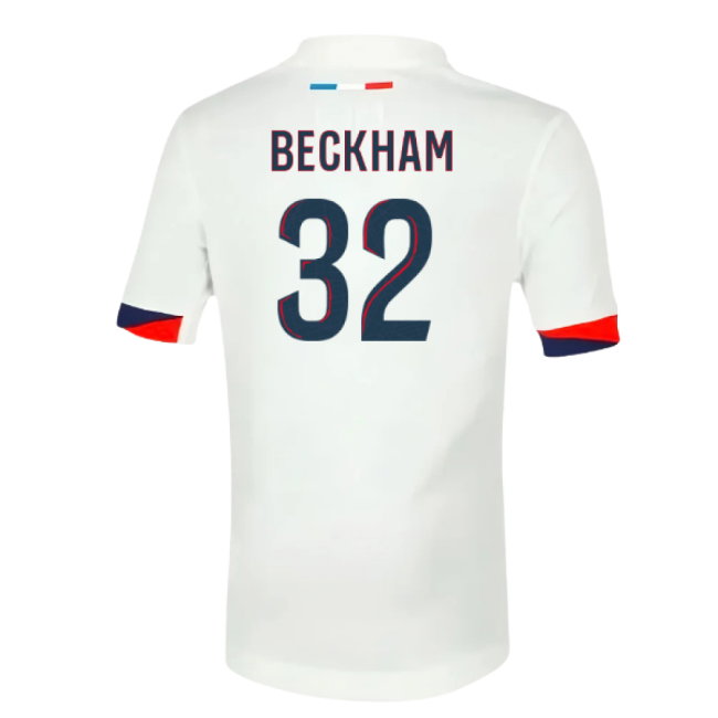 2025-2026 PSG Away Shirt (Sponsorless) - Kids (Beckham 32)