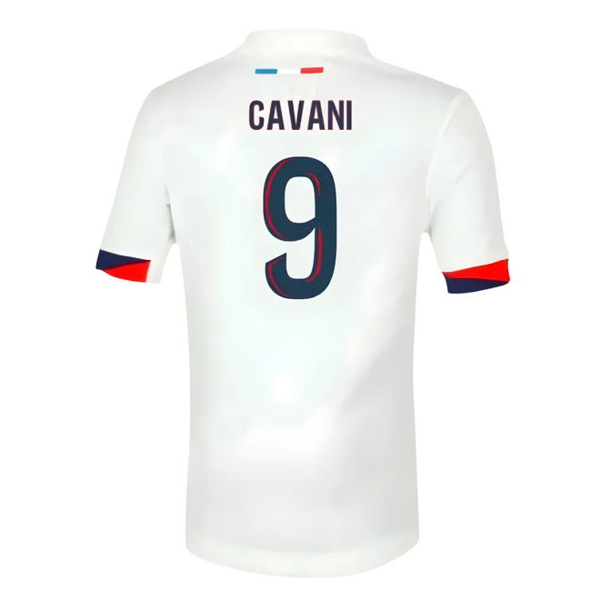 2025-2026 PSG Away Shirt (Sponsorless) - Kids (Cavani 9)