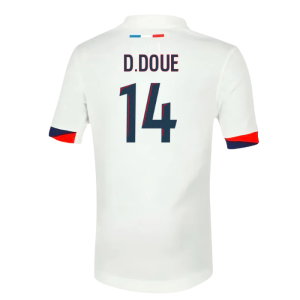 2025-2026 PSG Away Shirt (Sponsorless) - Kids (D.Doue 14)