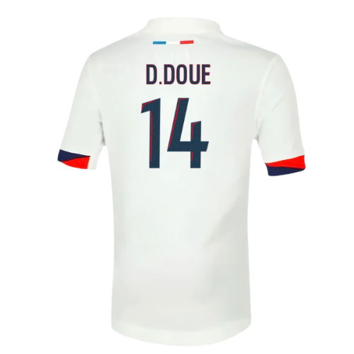 2025-2026 PSG Away Shirt (Sponsorless) - Kids (D.Doue 14)